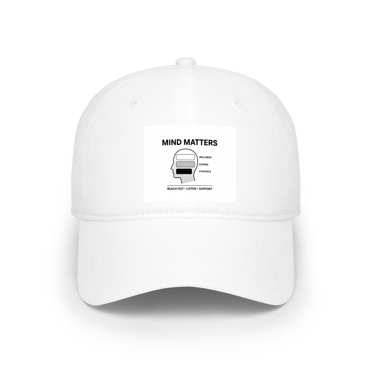 Mind Matters Low-Profile Baseball Cap — Mental Health Awareness Dad Hat