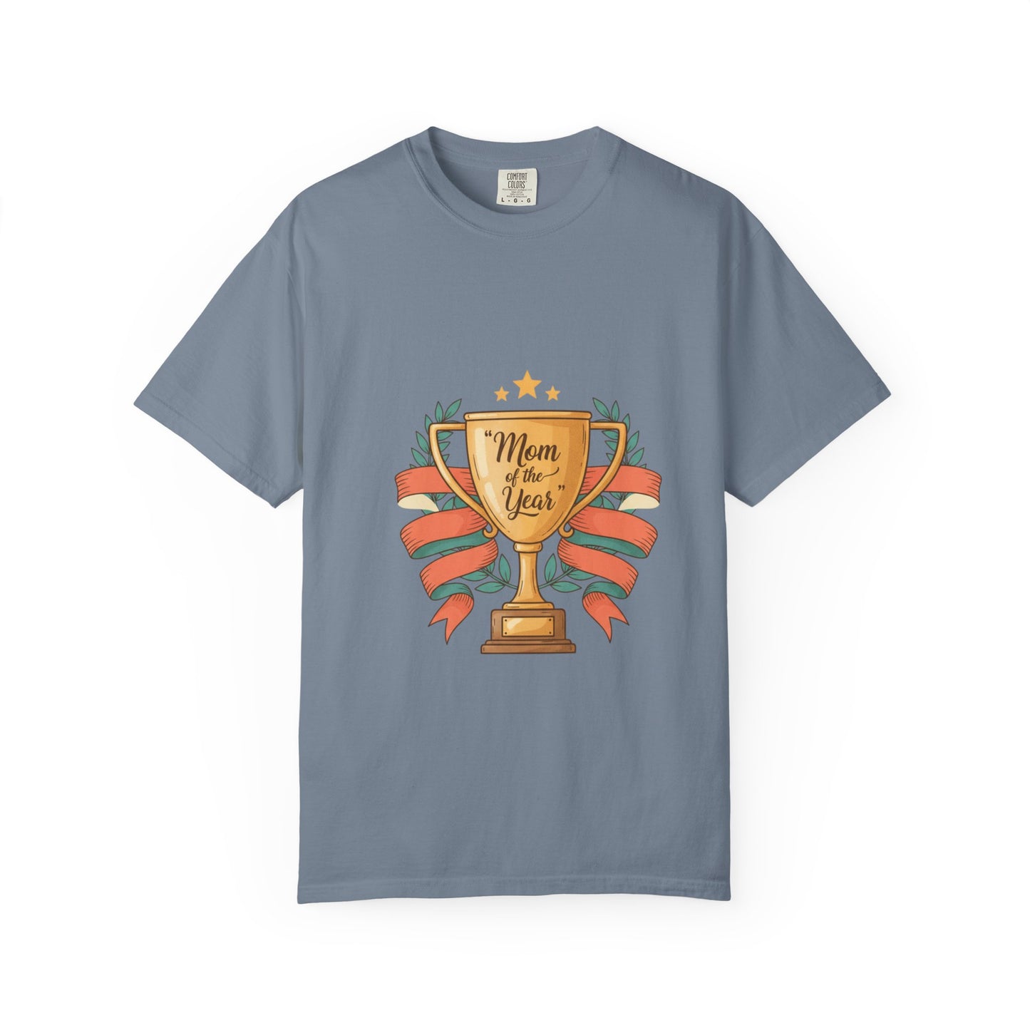 Mom of the Year T-Shirt — Trophy Design Mother's Day Tee