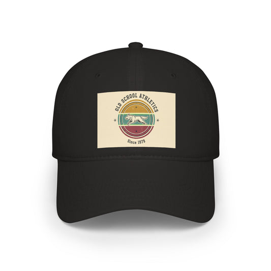 Vintage Surf Patch Baseball Cap – "Golden Coast" Old School Athletics