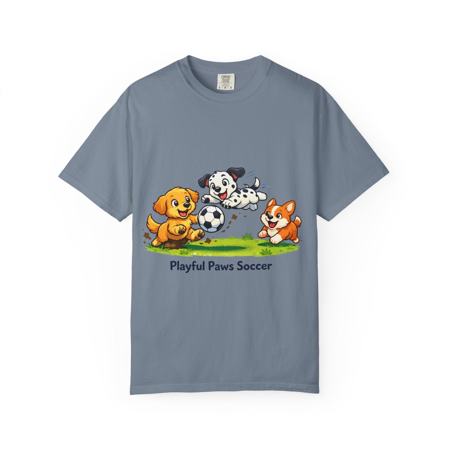 T-Shirt — Playful Paws Soccer Kids Tee