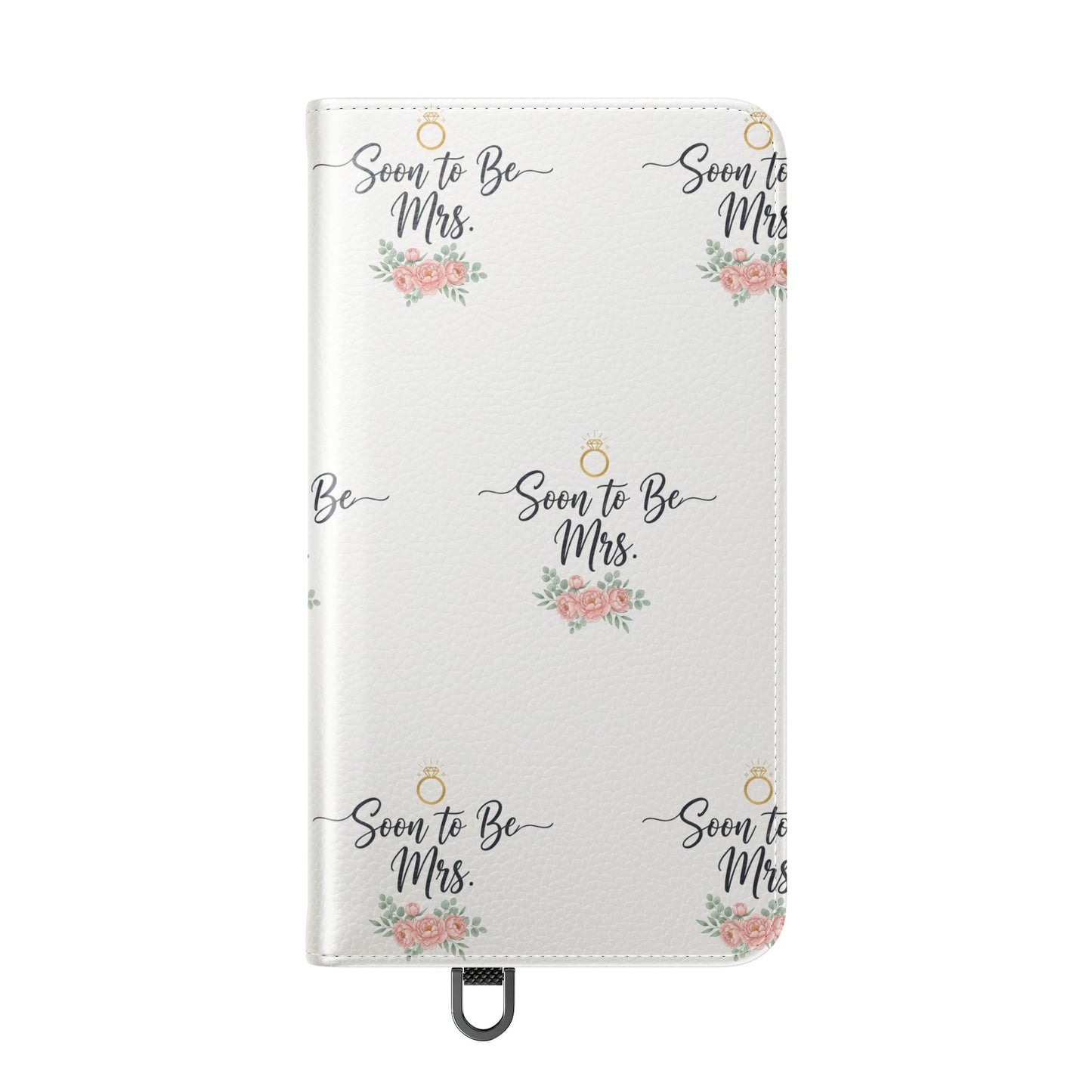 Flip Case — 'Soon to Be Mrs.' Floral Ring Phone Wallet