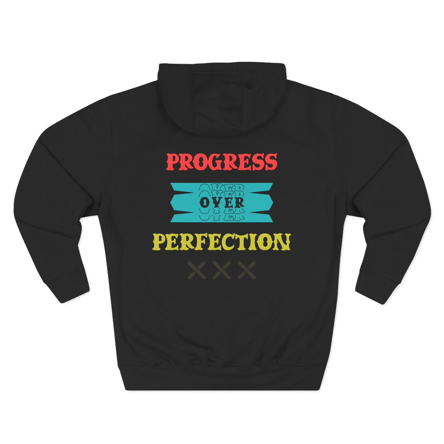 Progress Over Perfection Hoodie — Motivational Cozy Pullover