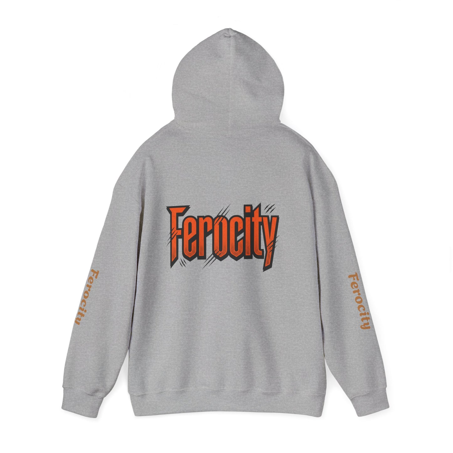 Ferocity Panther Hoodie — Black Big Cat Graphic Hooded Sweatshirt