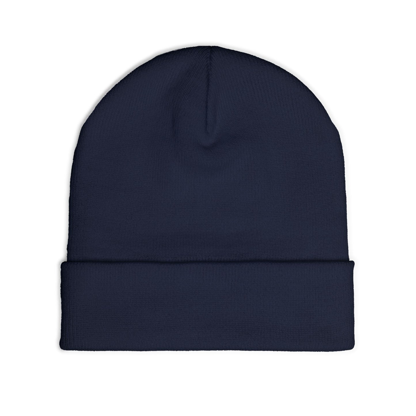 Embroidered Knit Beanie — 'Progress Over Perfection' Cozy Winter Hat