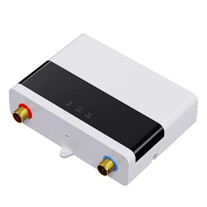 110V/220V Instant Water Heater Bathroom Kitchen Wall Mounted Electric Water Heater with Remote Control LCD Temperature Display - Merit Sell