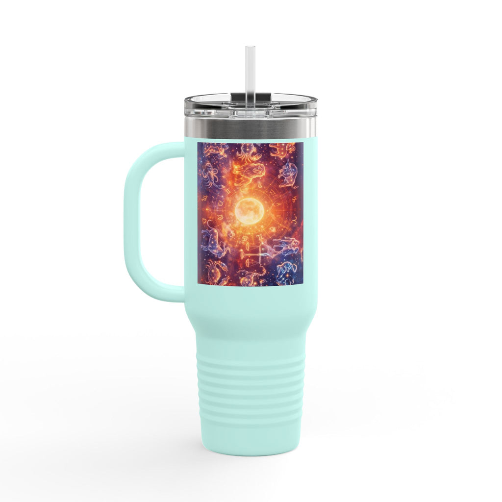 40oz Insulated Travel Mug — Cosmic Energy Zodiac Design