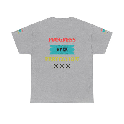 Progress Over Perfection T‑Shirt — Motivational Graphic Tee