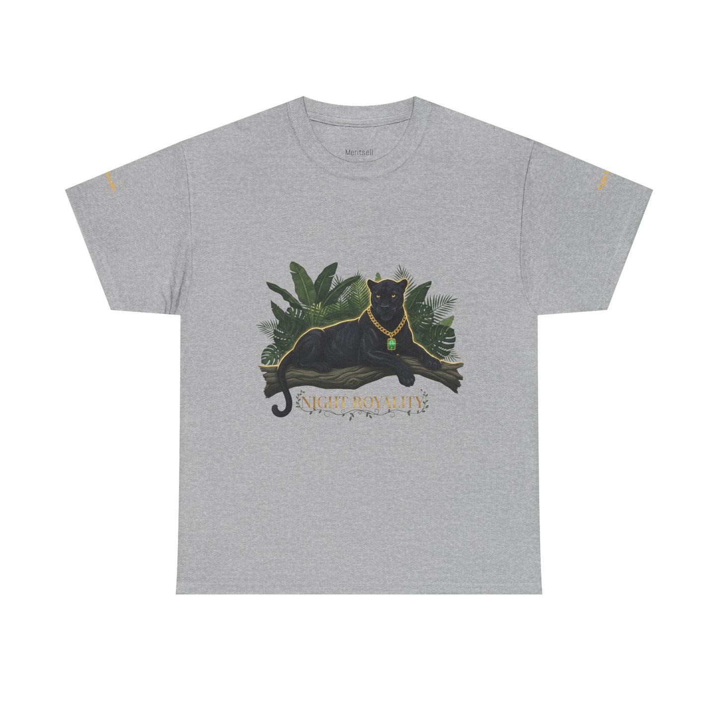 Black Panther 'Night Royalty' Tee — Regal Cat Graphic T-Shirt
