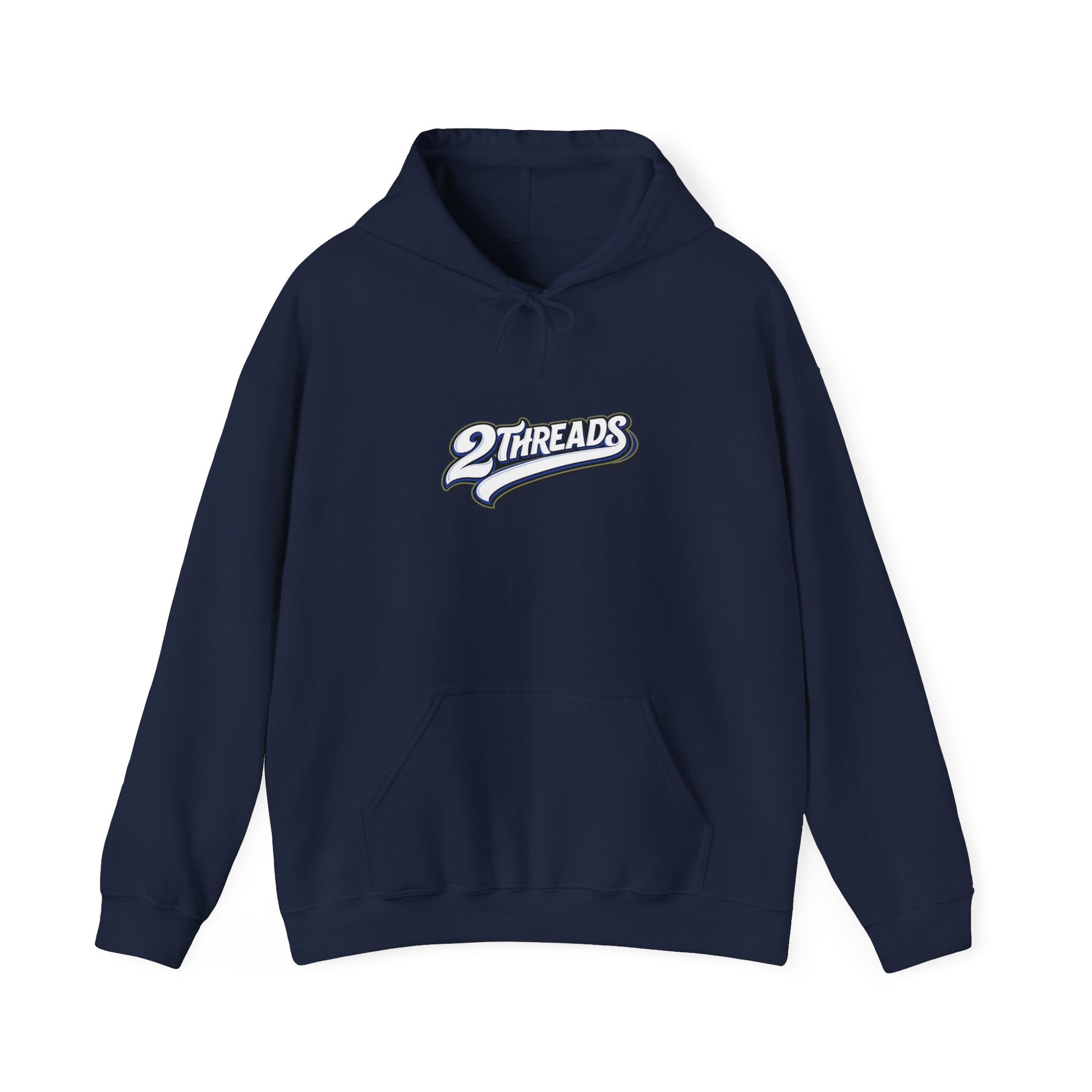 Baseball 2Threads Hoodie — Vintage Sport Logo Pullover - Merit Sell