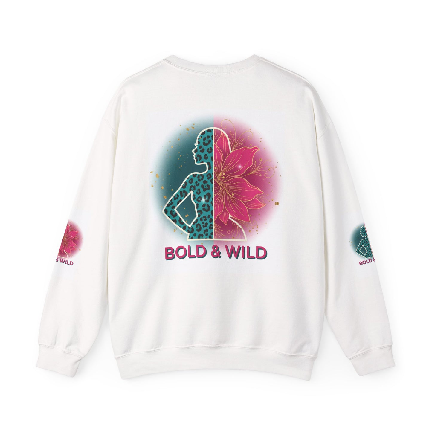 Bold & Wild Sweatshirt — Floral Leopard Graphic Crewneck