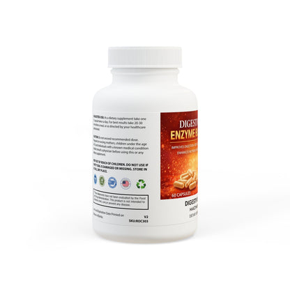 Digestive Enzyme Blend Supplement (60 Capsules)