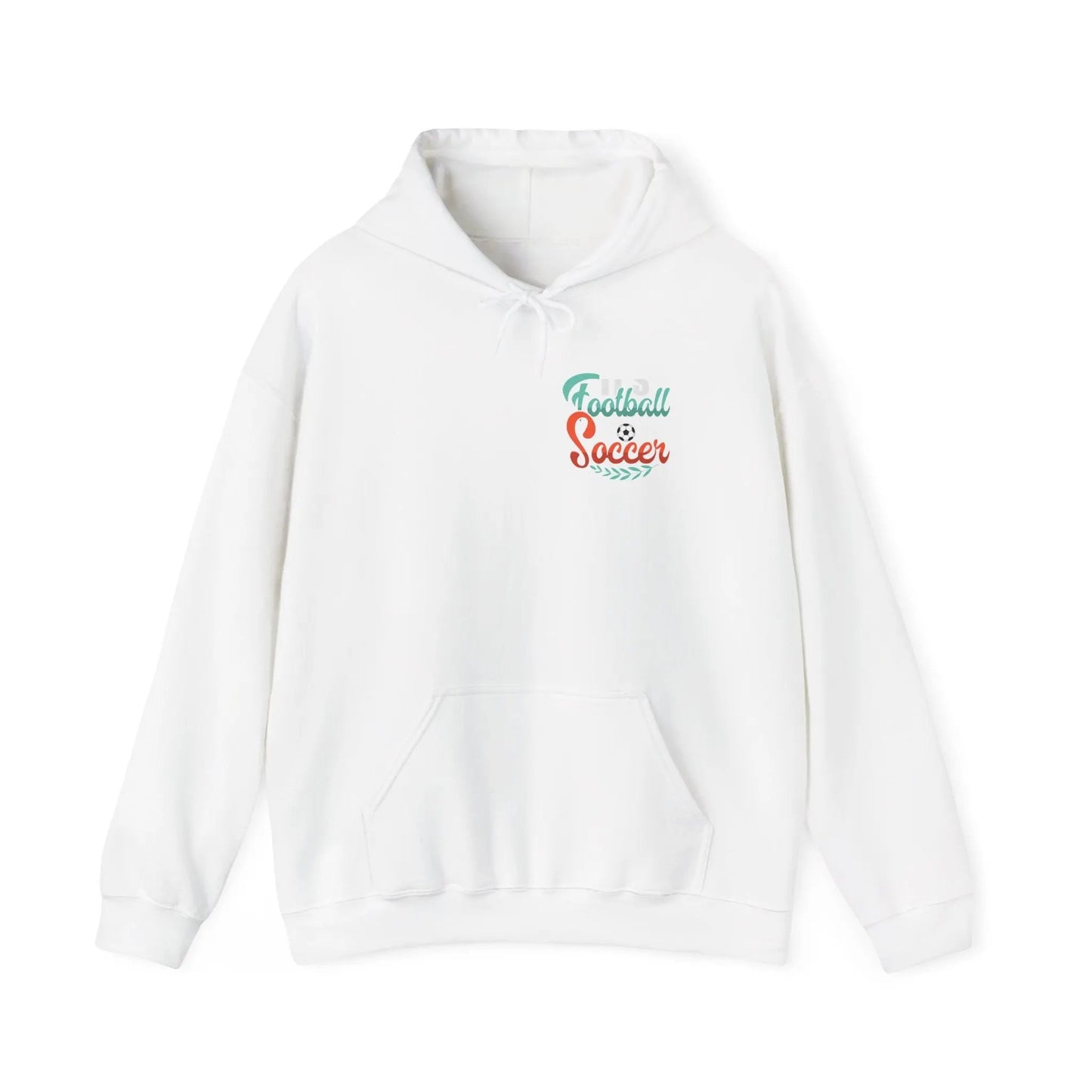 Soccer Football Hoodie — Retro Script 'Football Soccer' Pullover - Merit Sell