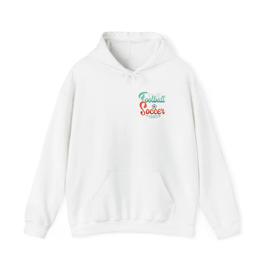 Soccer Football Hoodie — Retro Script 'Football Soccer' Pullover - Merit Sell