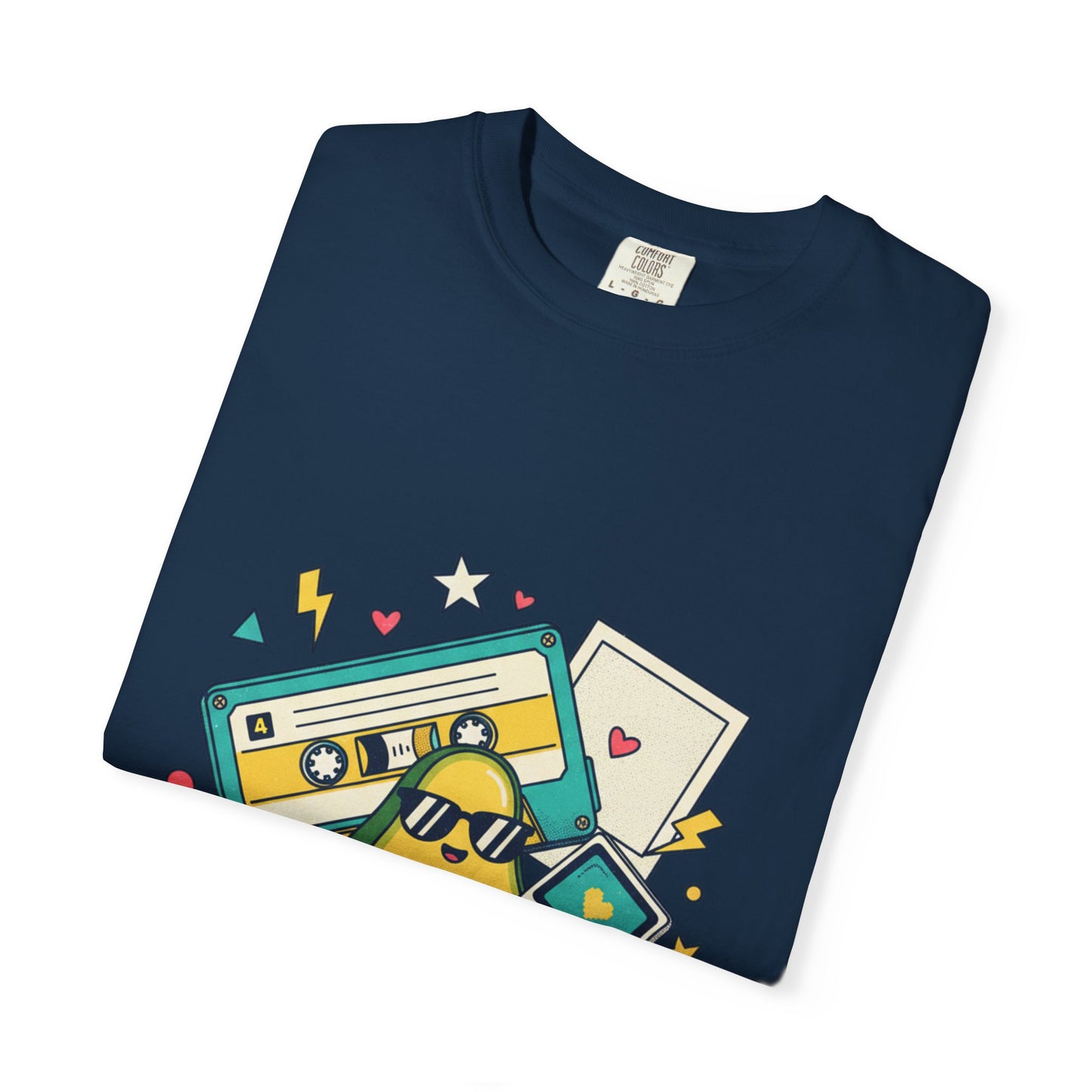 Good Vibes Only T-Shirt — Retro Cassette & Emojis Graphic Tee