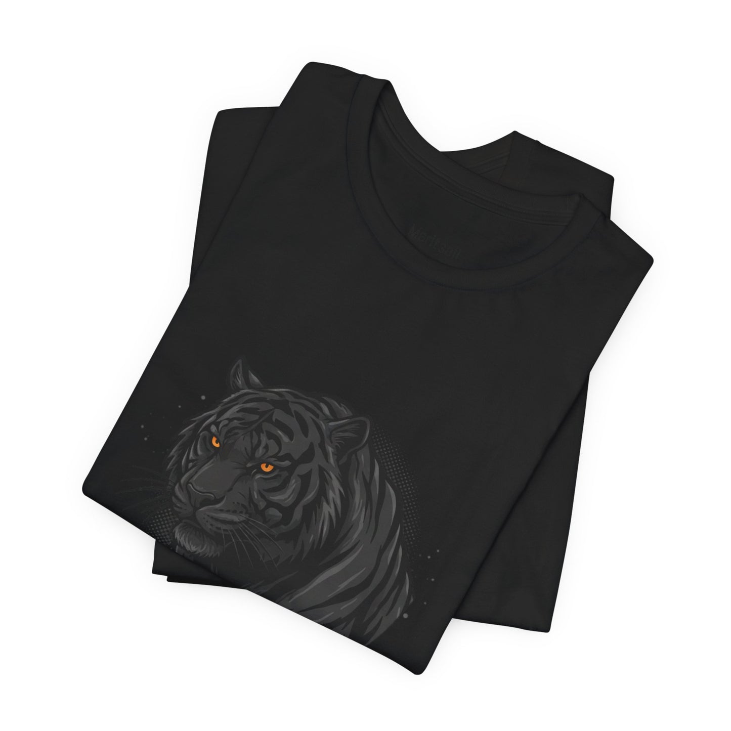 Ferocity Black Panther T‑Shirt – Graphic Tiger Head Tee