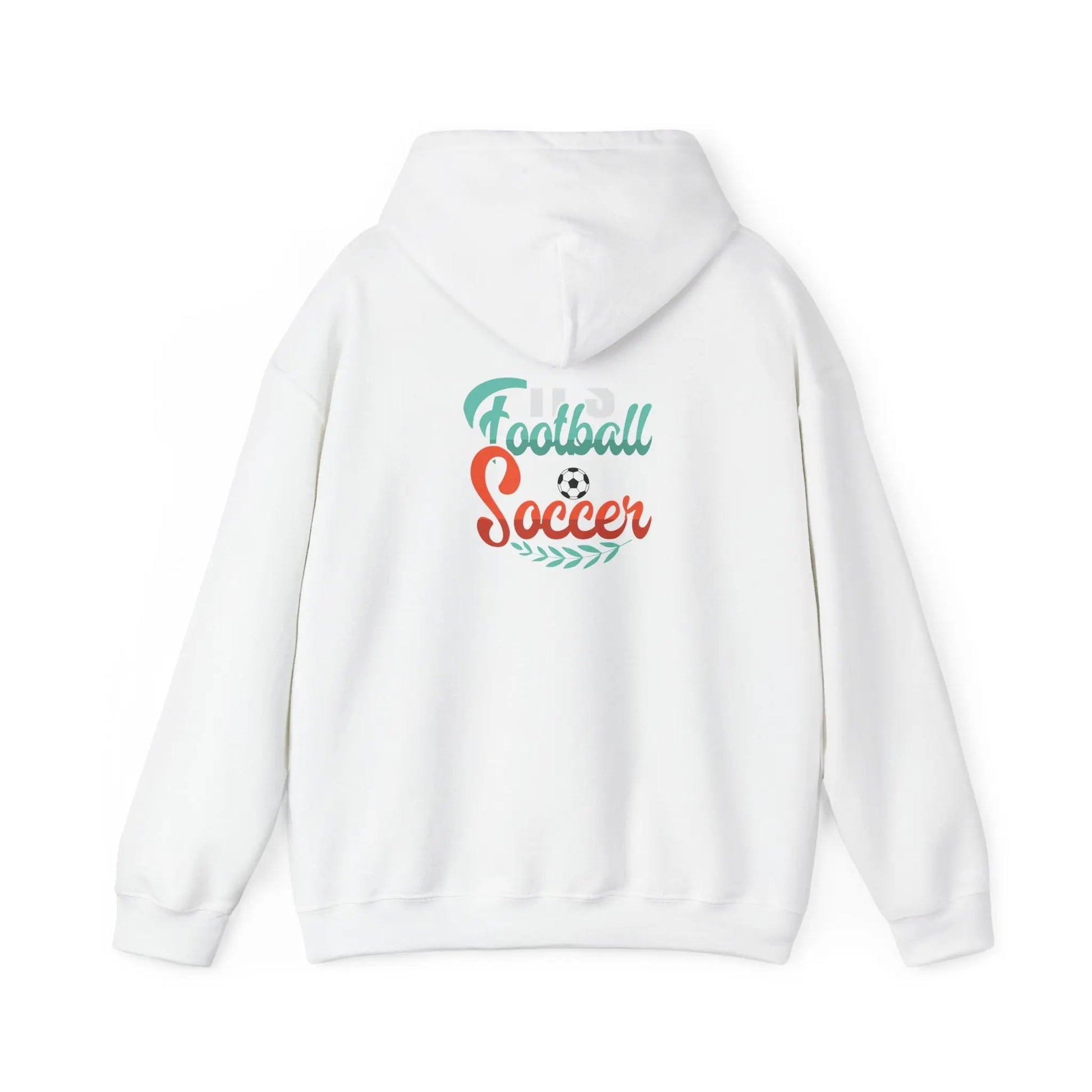 Soccer Football Hoodie — Retro Script 'Football Soccer' Pullover - Merit Sell