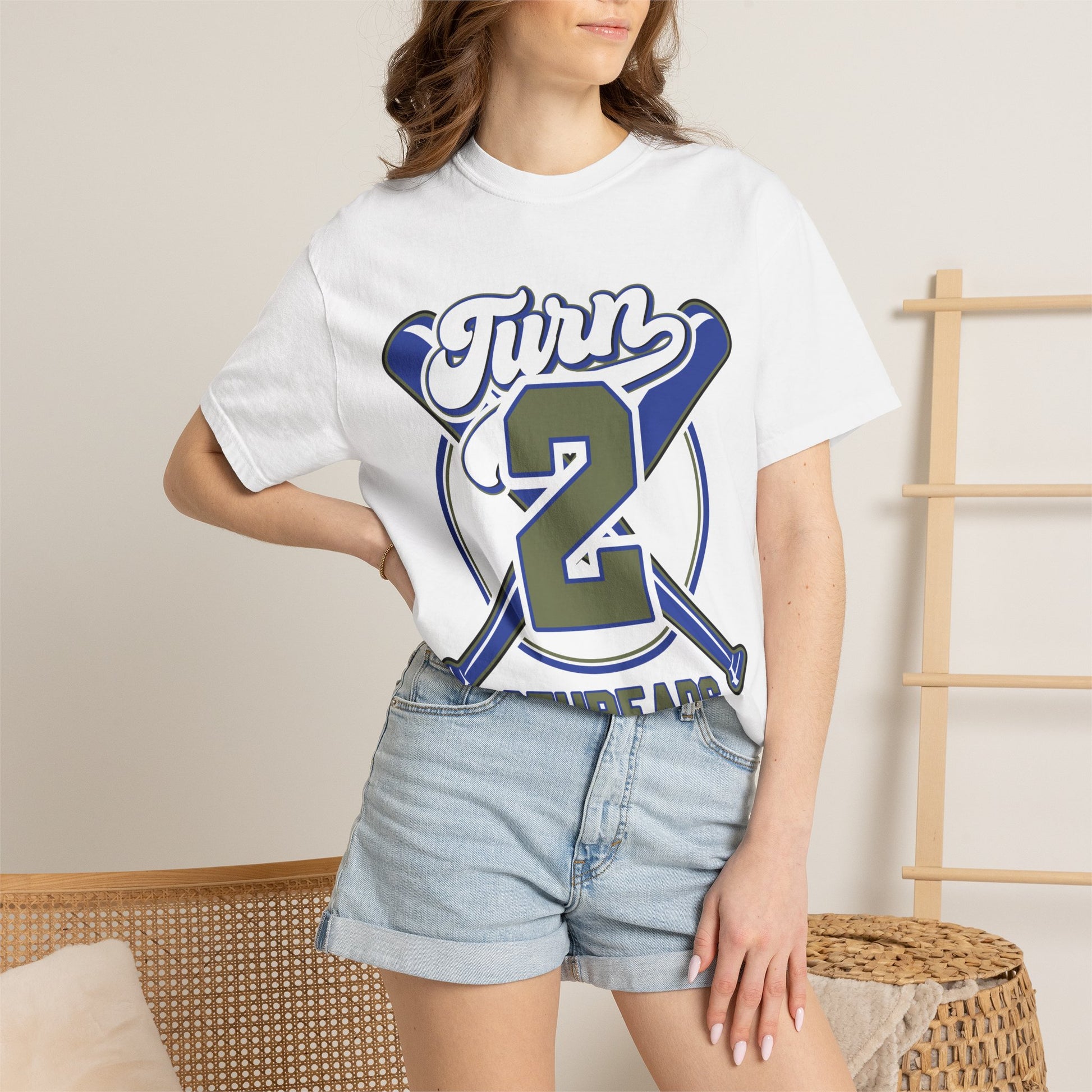 Turn 2 Baseball Graphic T-Shirt — 2Threads Athletic Tee - Merit Sell