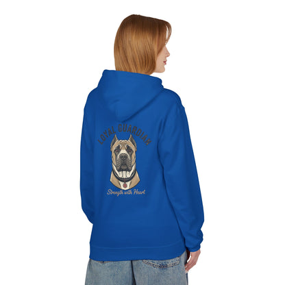 Loyal Guardian Dog Hoodie — "Strength with Heart" Pet Lover Sweatshirt