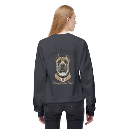Loyal Guardian Sweatshirt — "Strength with Heart" Dog Crewneck