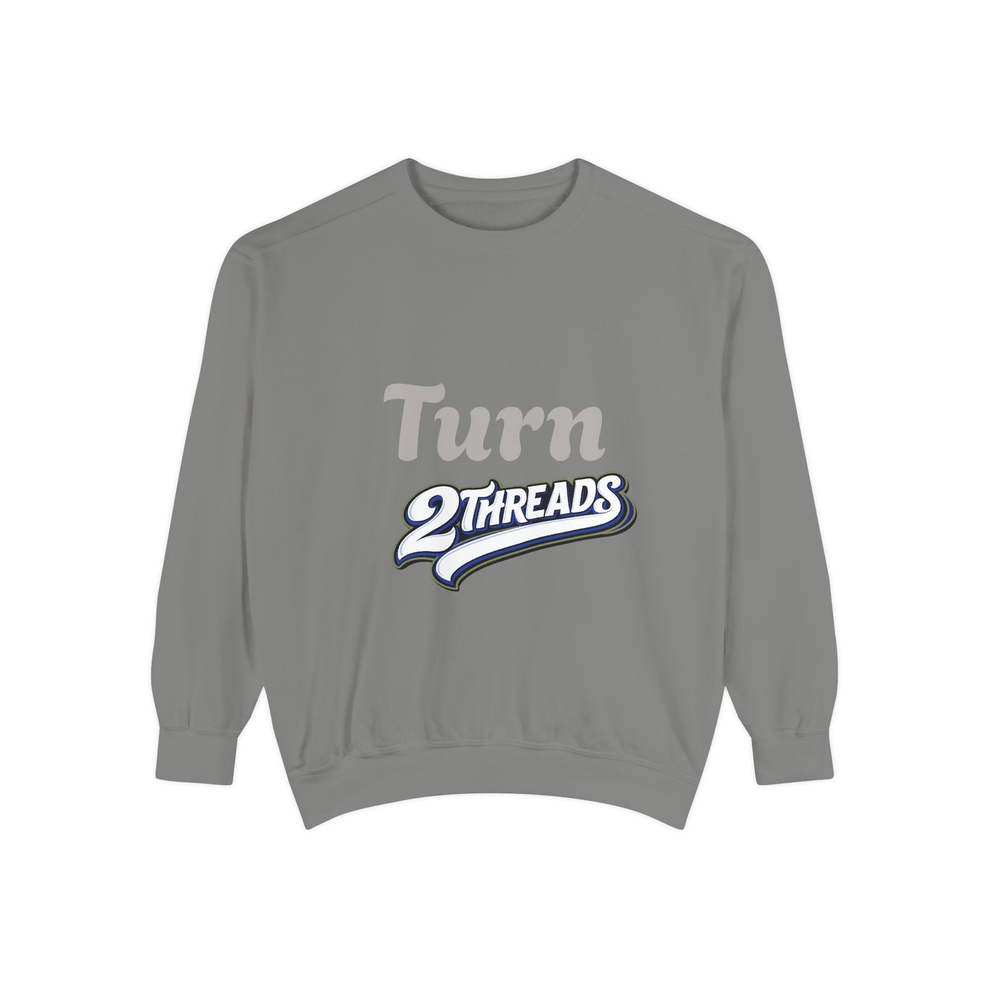Turn 2Threads Baseball Sweatshirt — Vintage Peace Sign Crewneck