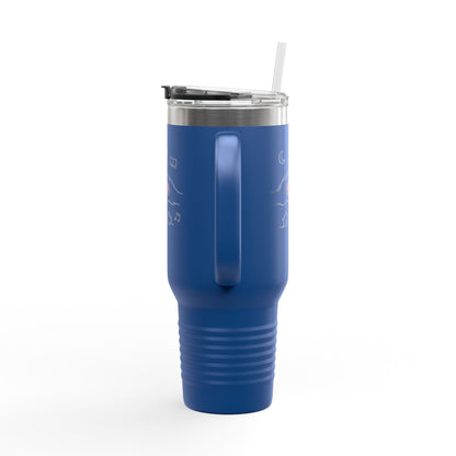 40oz Insulated Travel Mug — Heart & Home Sketch Design