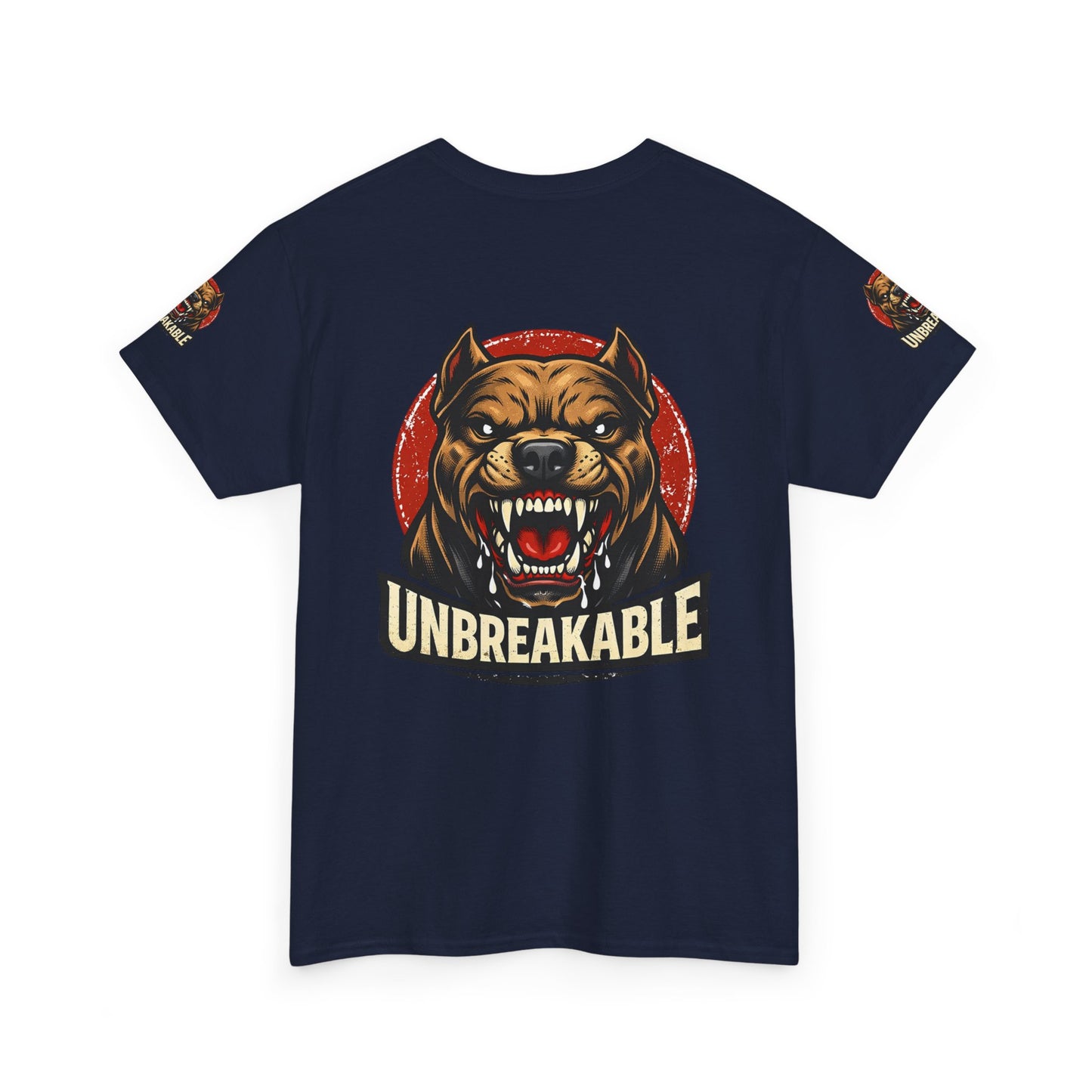 Unbreakable Pitbull Tee — Fierce Dog Graphic T-Shirt