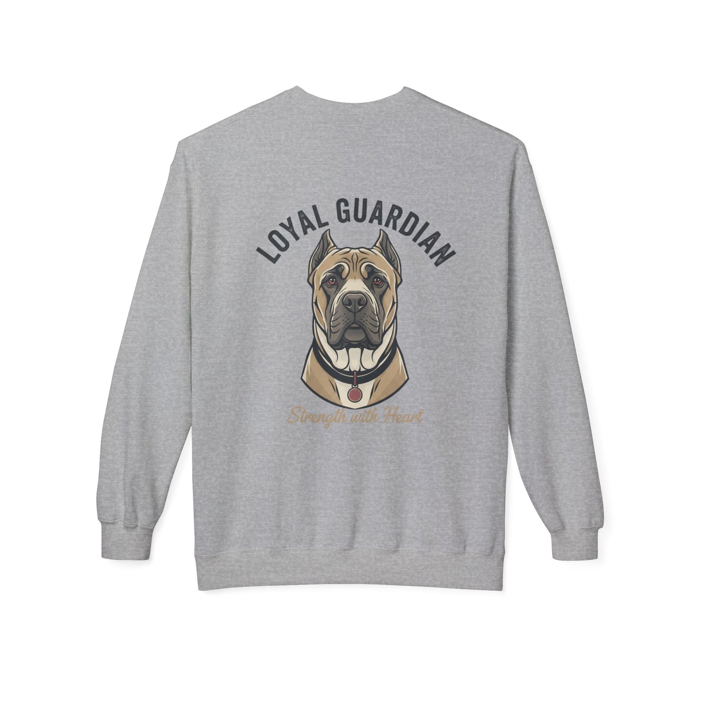 Loyal Guardian Sweatshirt — "Strength with Heart" Dog Crewneck