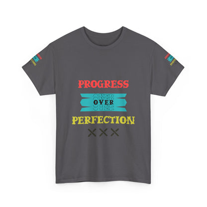 Progress Over Perfection T‑Shirt — Motivational Graphic Tee