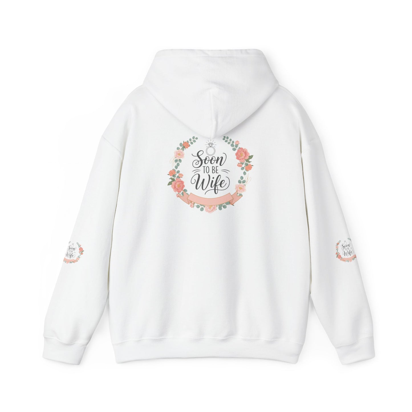 Soon To Be Wife Hoodie — Floral Bridal Engagement Sweatshirt