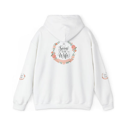 Soon To Be Wife Hoodie — Floral Bridal Engagement Sweatshirt