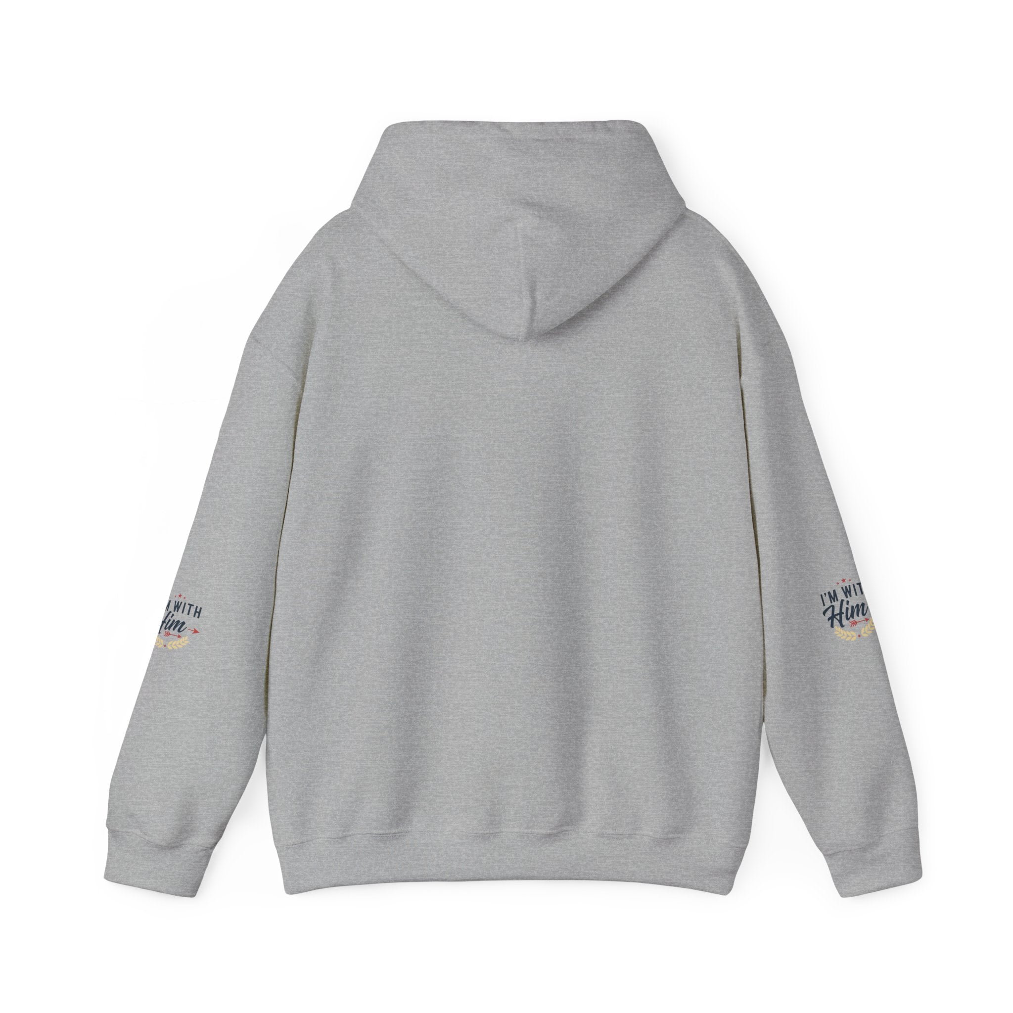 I'm With Him Hoodie — Couples Arrow Design