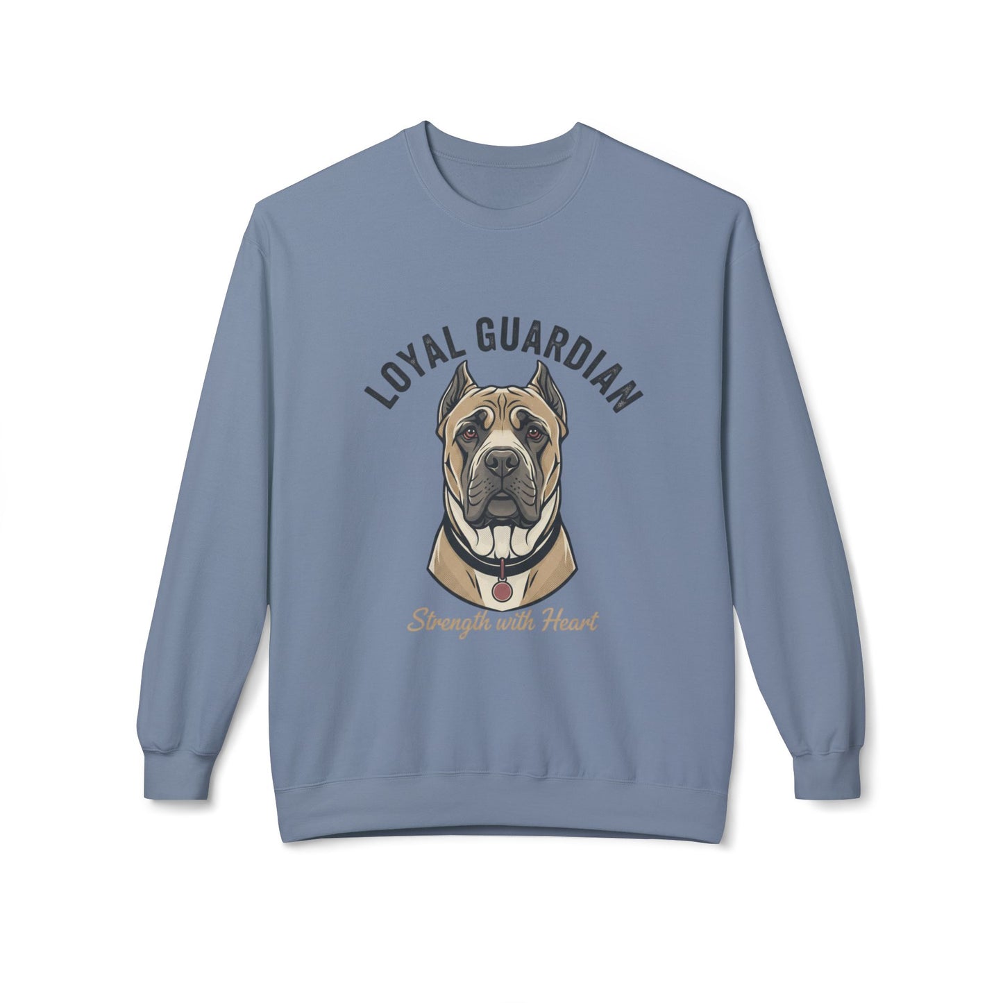 Loyal Guardian Sweatshirt — "Strength with Heart" Dog Crewneck