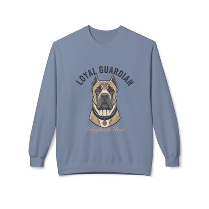 Loyal Guardian Sweatshirt — "Strength with Heart" Dog Crewneck