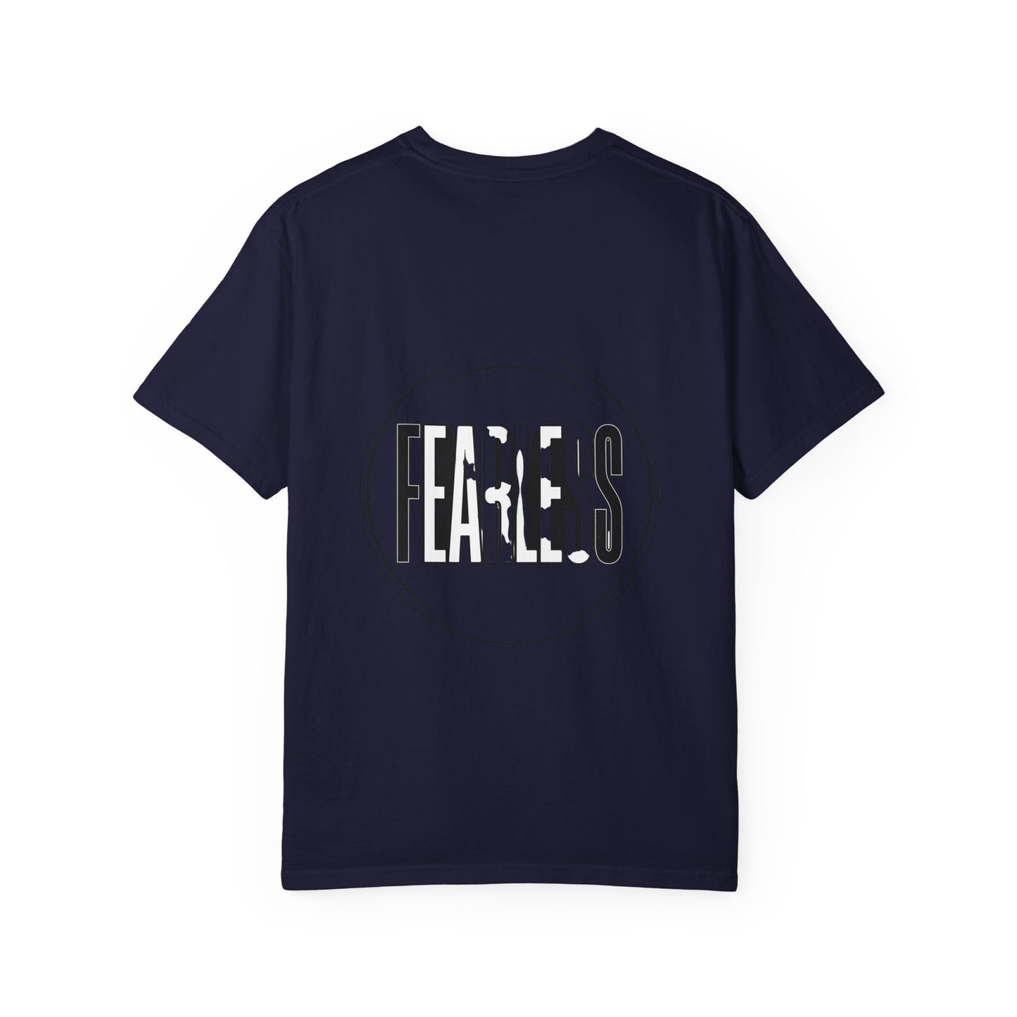 Fearless White Tiger T-Shirt — Bold Graphic Tee with 'FEARLESS' Text