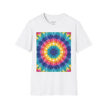 Tie-Dye Mandala T-Shirt — Colorful Retro Festival Tee