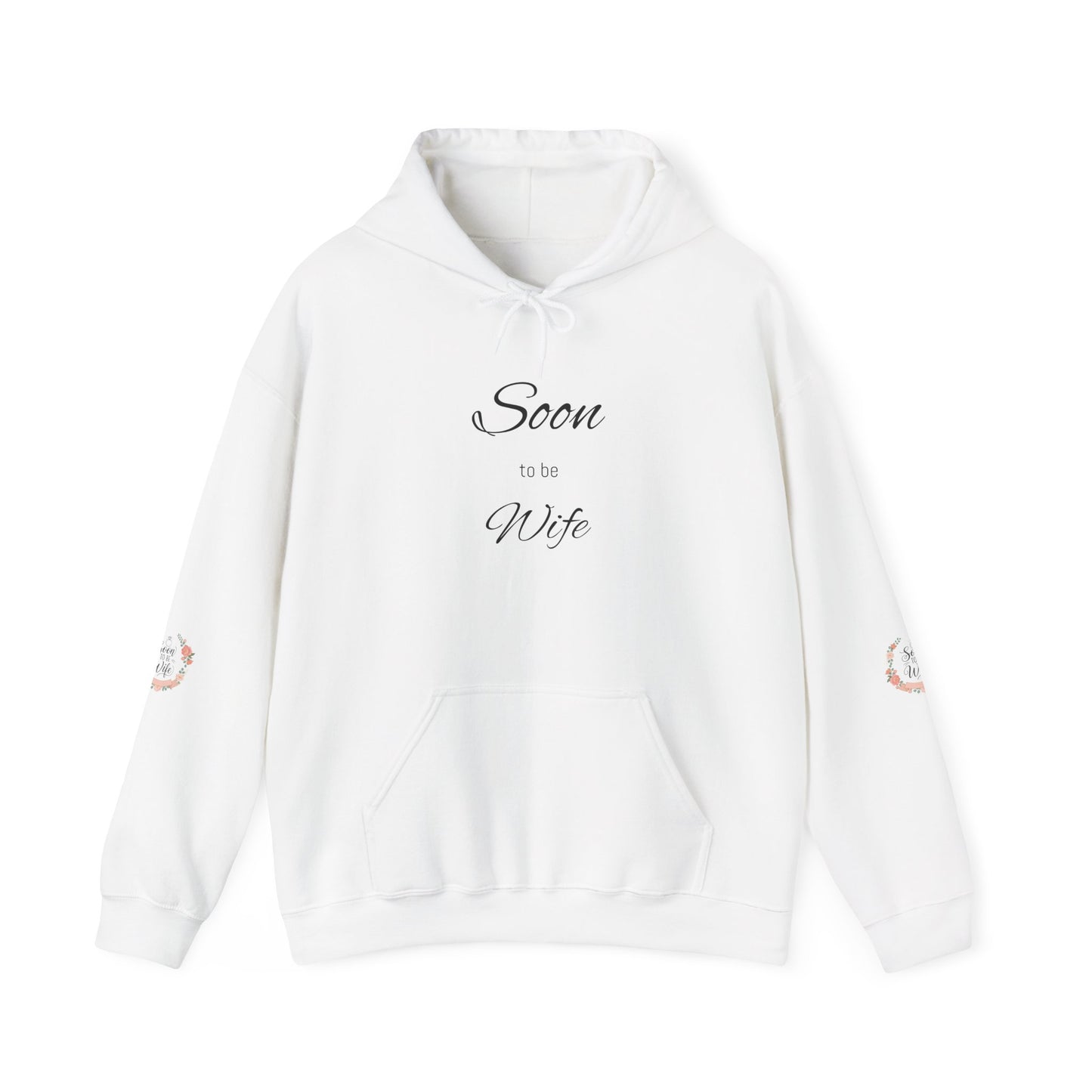 Soon To Be Wife Hoodie — Floral Bridal Engagement Sweatshirt