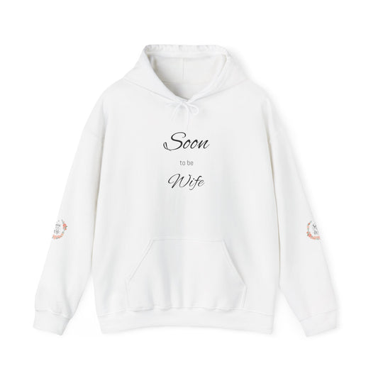 Soon To Be Wife Hoodie — Floral Bridal Engagement Sweatshirt