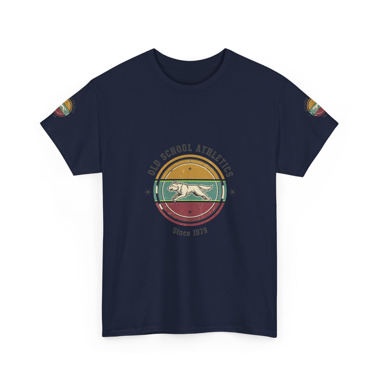 Old School Athletics Retro Running Tee — 'Since 1979' Vintage Track Shirt