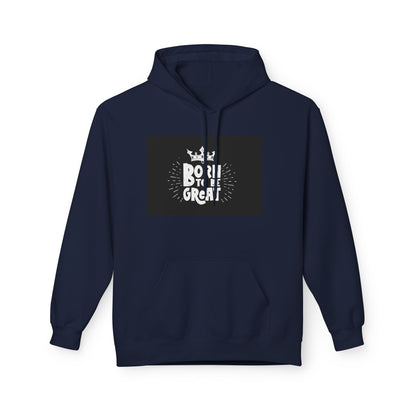 Born to Be Great Hoodie — Inspirational Crown Graphic Sweatshirt