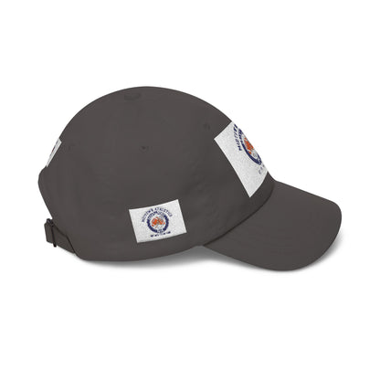 Classic Dad Cap - Retro Sunset Burger Logo Baseball Hat