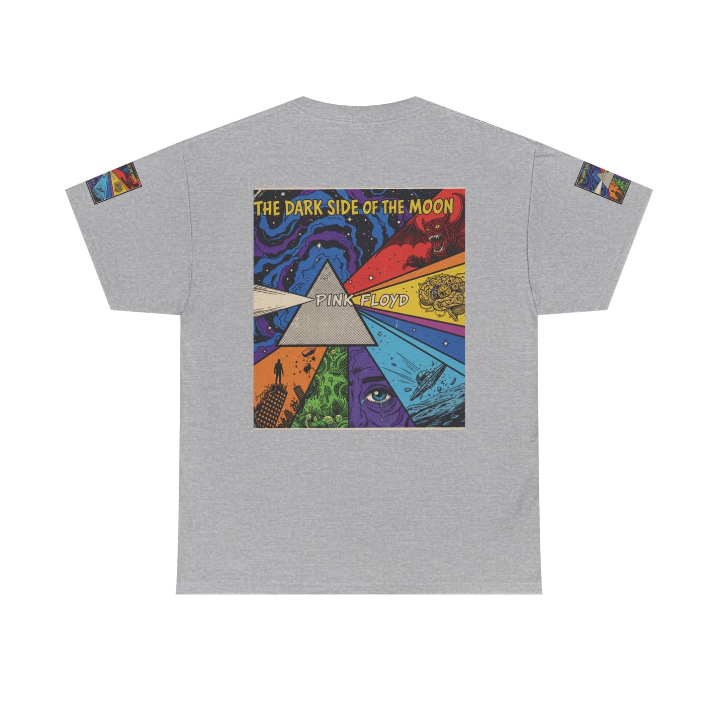 Retro Psychedelic 'The Dark Side of the Moon' Tee