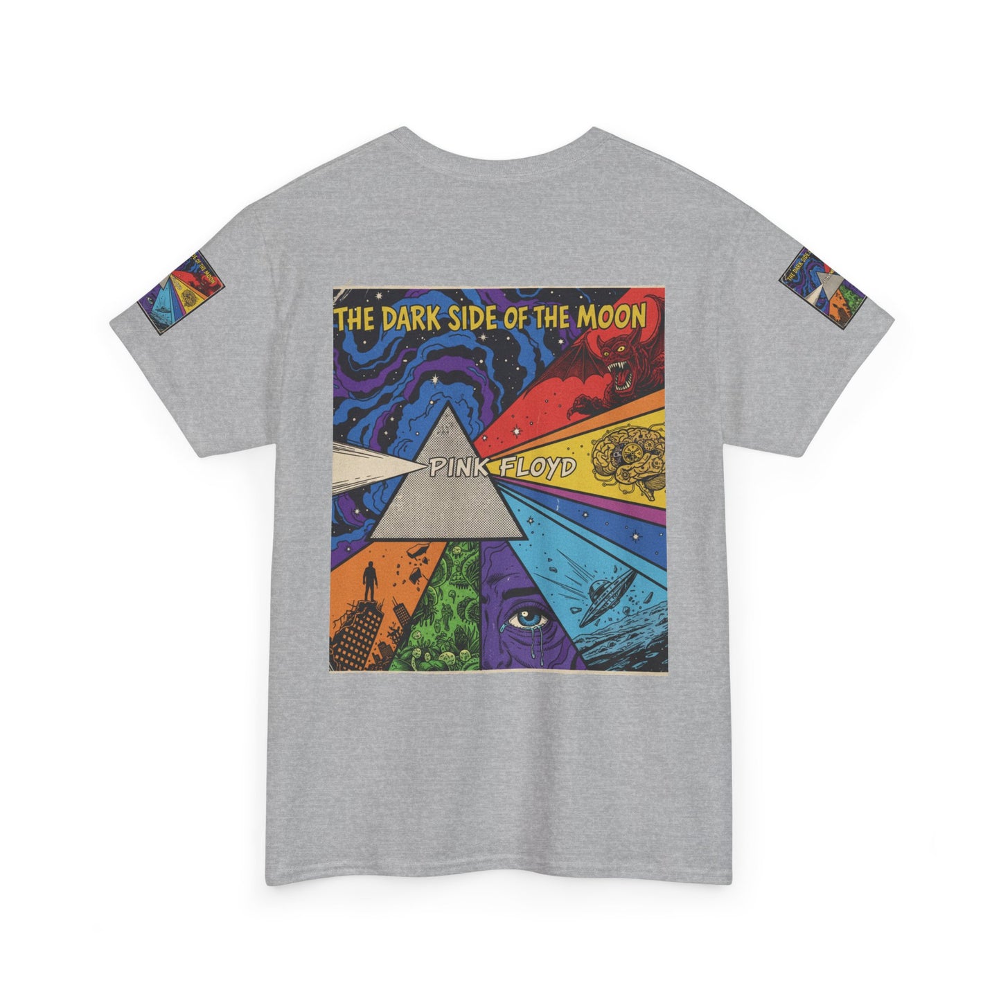 Retro Psychedelic 'The Dark Side of the Moon' Tee