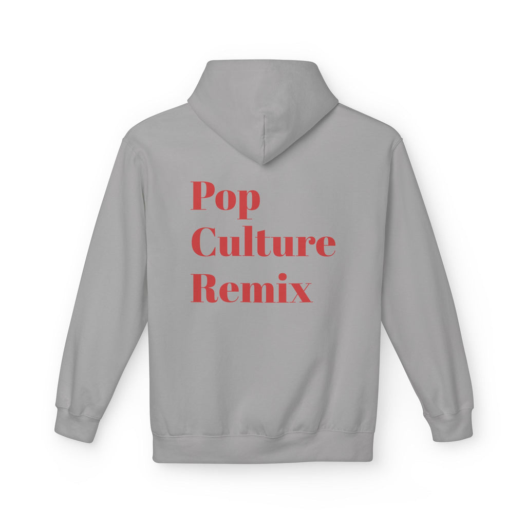 Pop Culture Remix Hoodie - Retro Neon Graphic Pullover