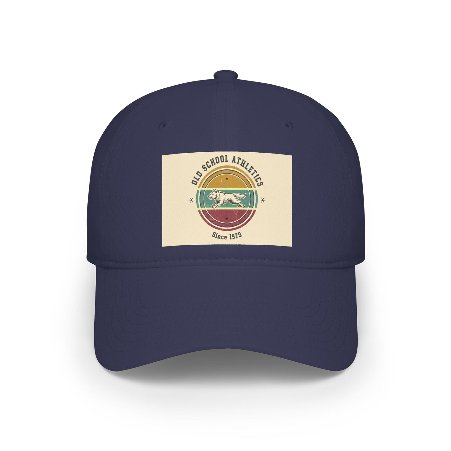Vintage Surf Patch Baseball Cap – "Golden Coast" Old School Athletics