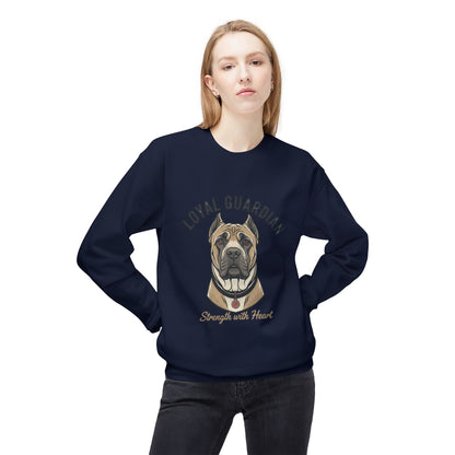 Loyal Guardian Sweatshirt — "Strength with Heart" Dog Crewneck