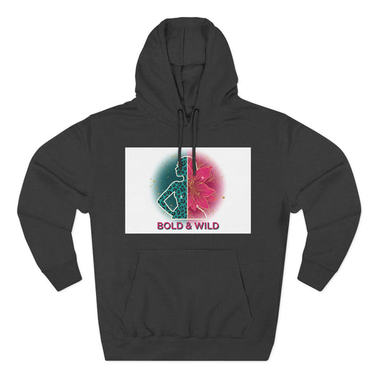 Bold & Wild Floral Hoodie — Women's Bold & Wild Graphic Fleece Hoodie Merit Sell