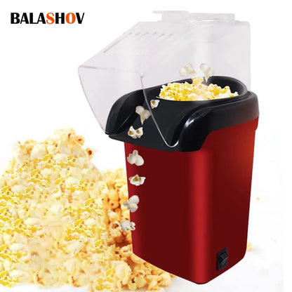 1200W Popcorn Makers Fully Automatic Household Mini Efficient Electric Hot Air Corn Machine Corn Popper For Home Kitchen Tools - Merit Sell