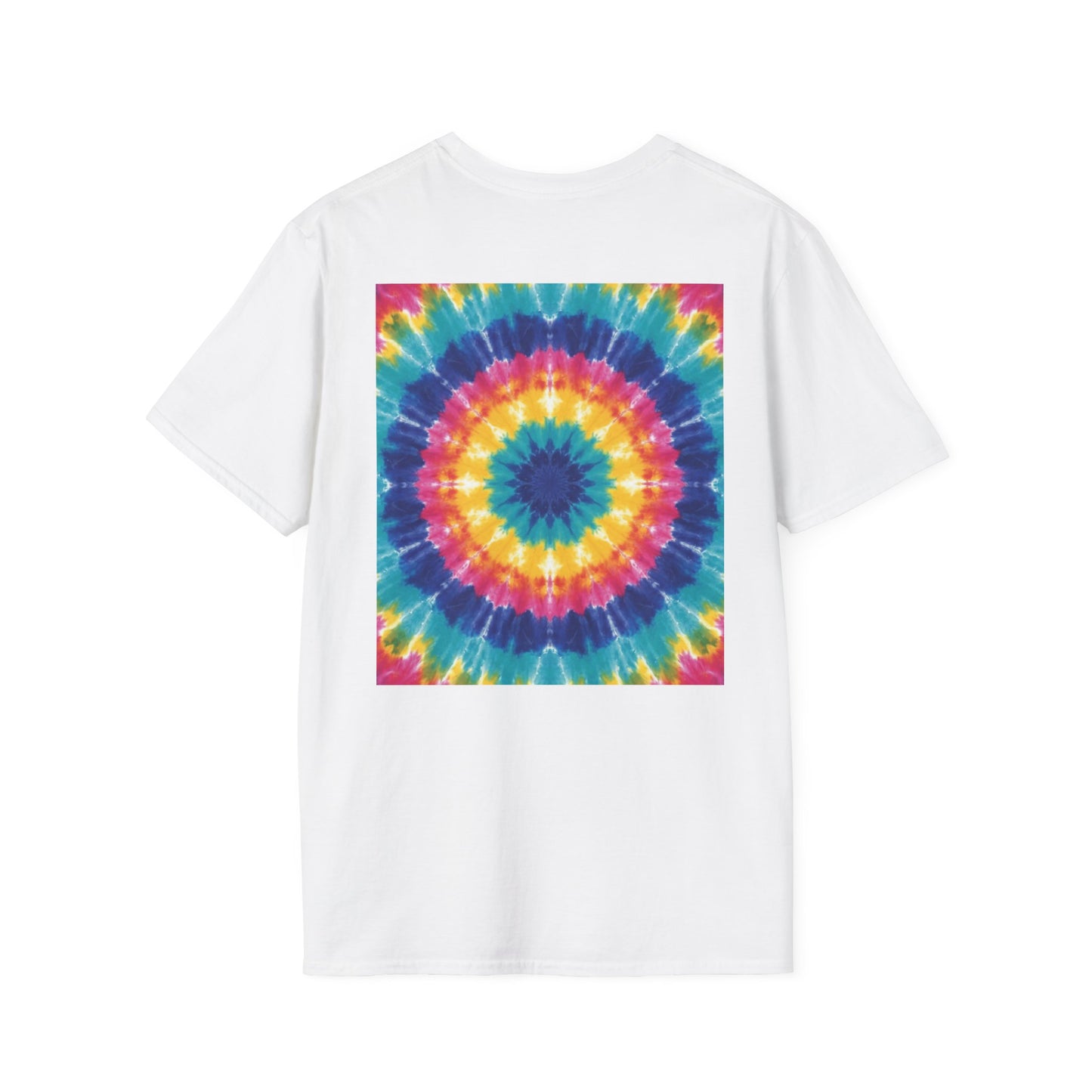 Tie-Dye Mandala T-Shirt — Colorful Retro Festival Tee