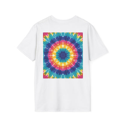 Tie-Dye Mandala T-Shirt — Colorful Retro Festival Tee