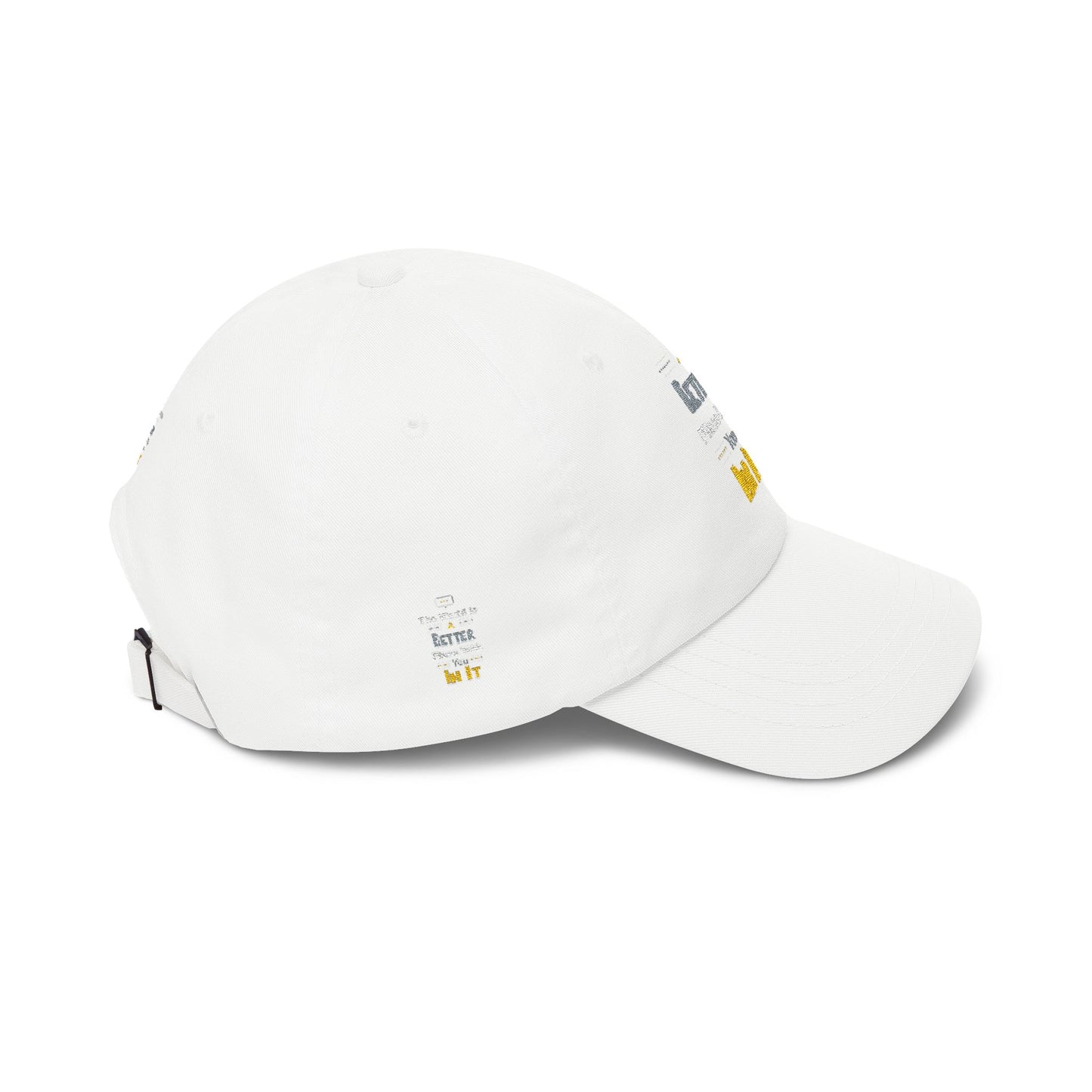 Classic Dad Cap — "A Better You In It" Embroidered Dad Hat
